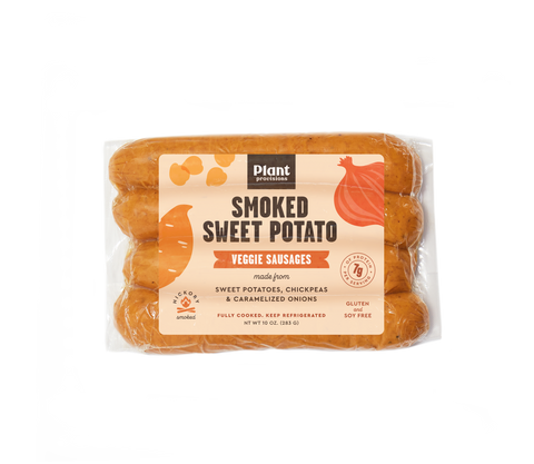 Retail Smoked Sweet Potato Veggie Sausage